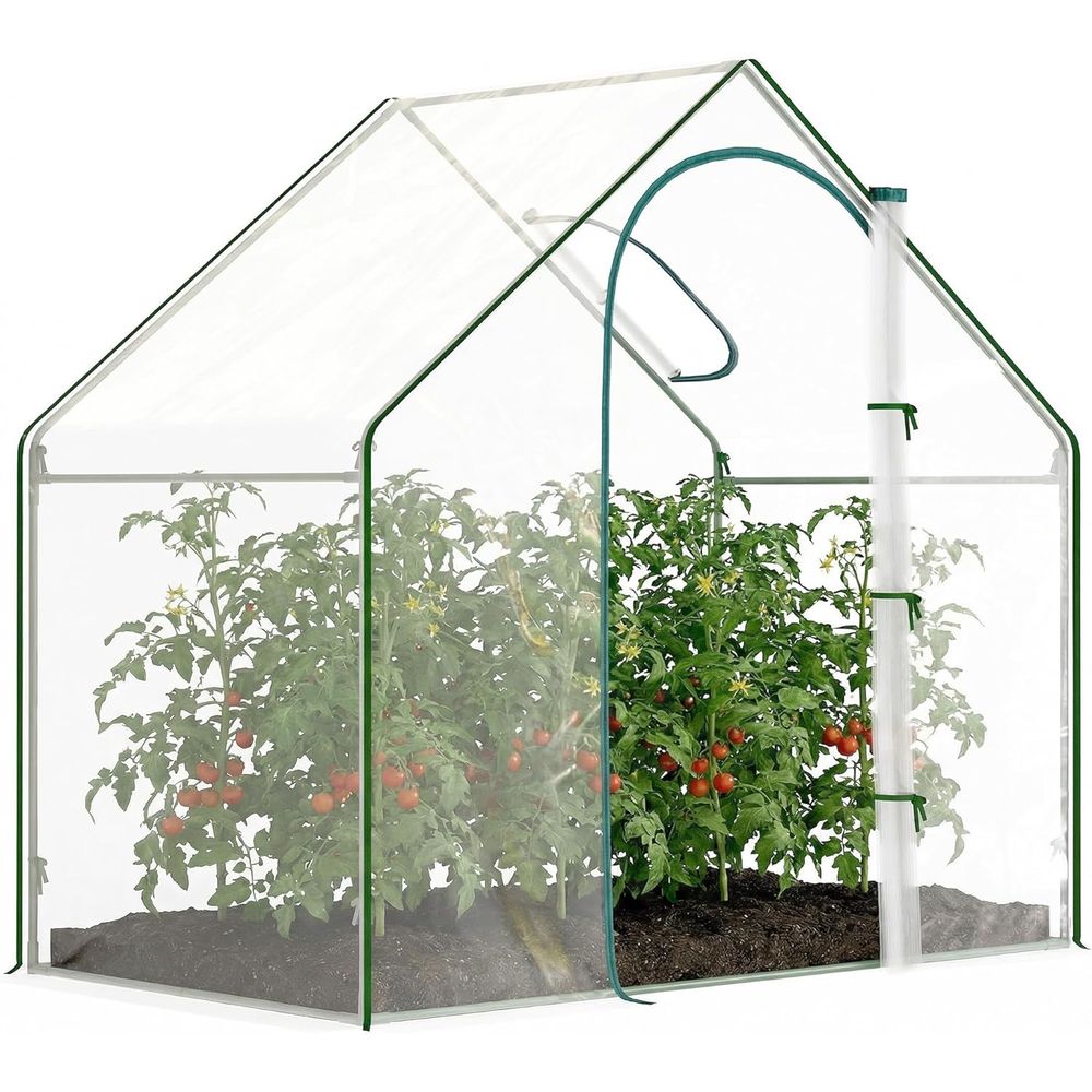 Greenhouse Mini Indoor - Portable 6x3x5.5ft Mini Walk-in Greenhouse with
