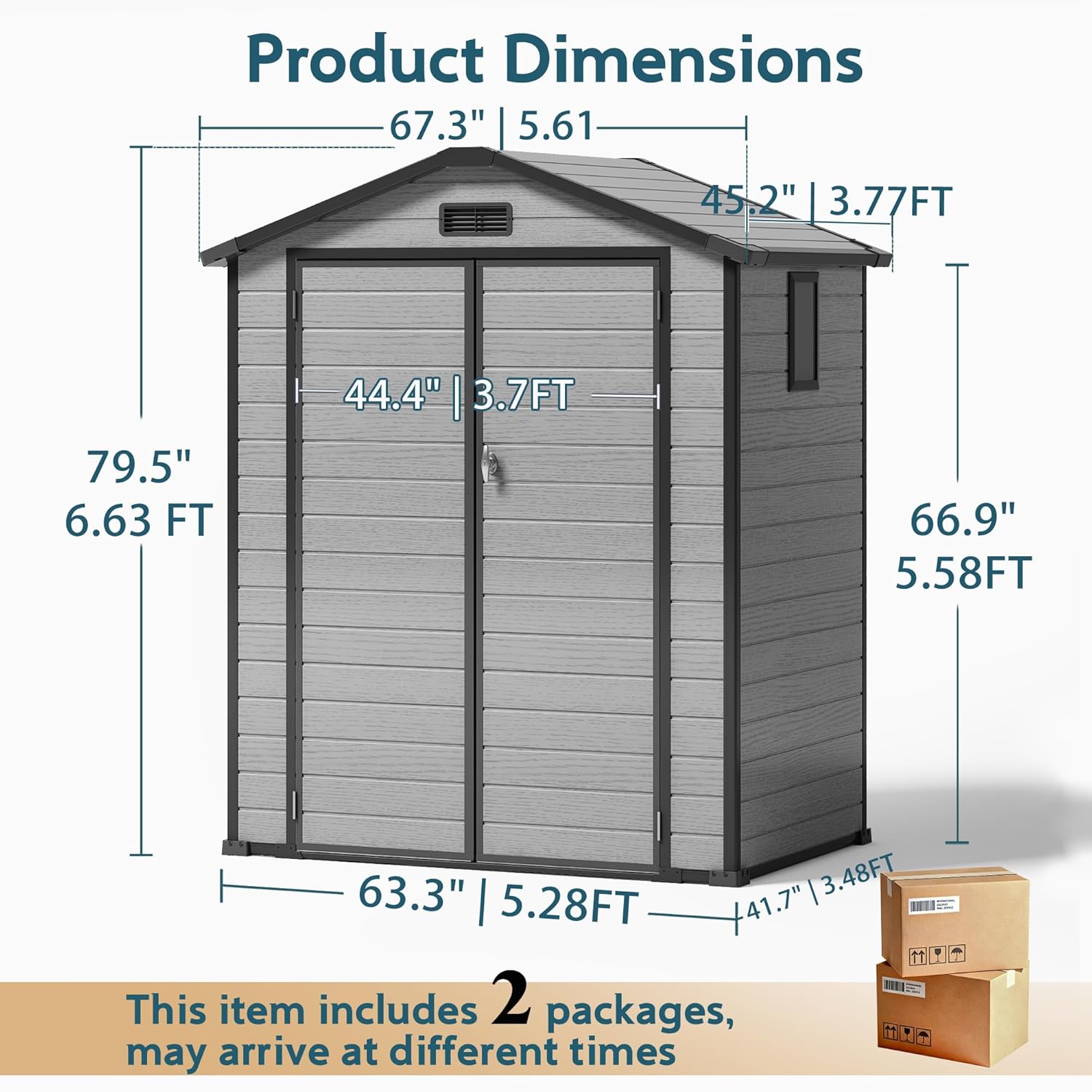 6X4 FT Outdoor Shed, Plastic S - Gardening Tools In 리뷰 및 가격