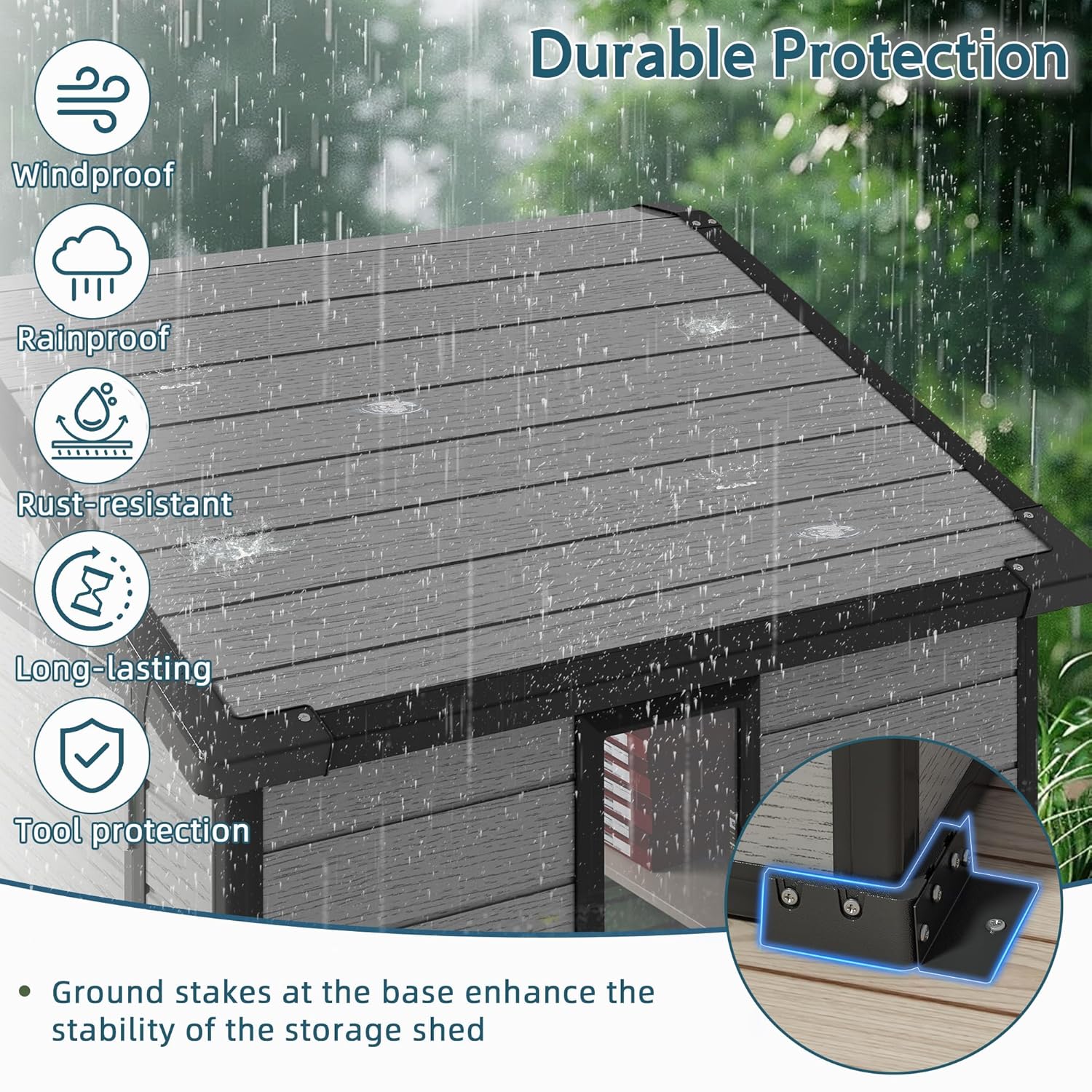 6X4 FT Outdoor Shed, Plastic S - Gardening Tools In 리뷰 및 가격