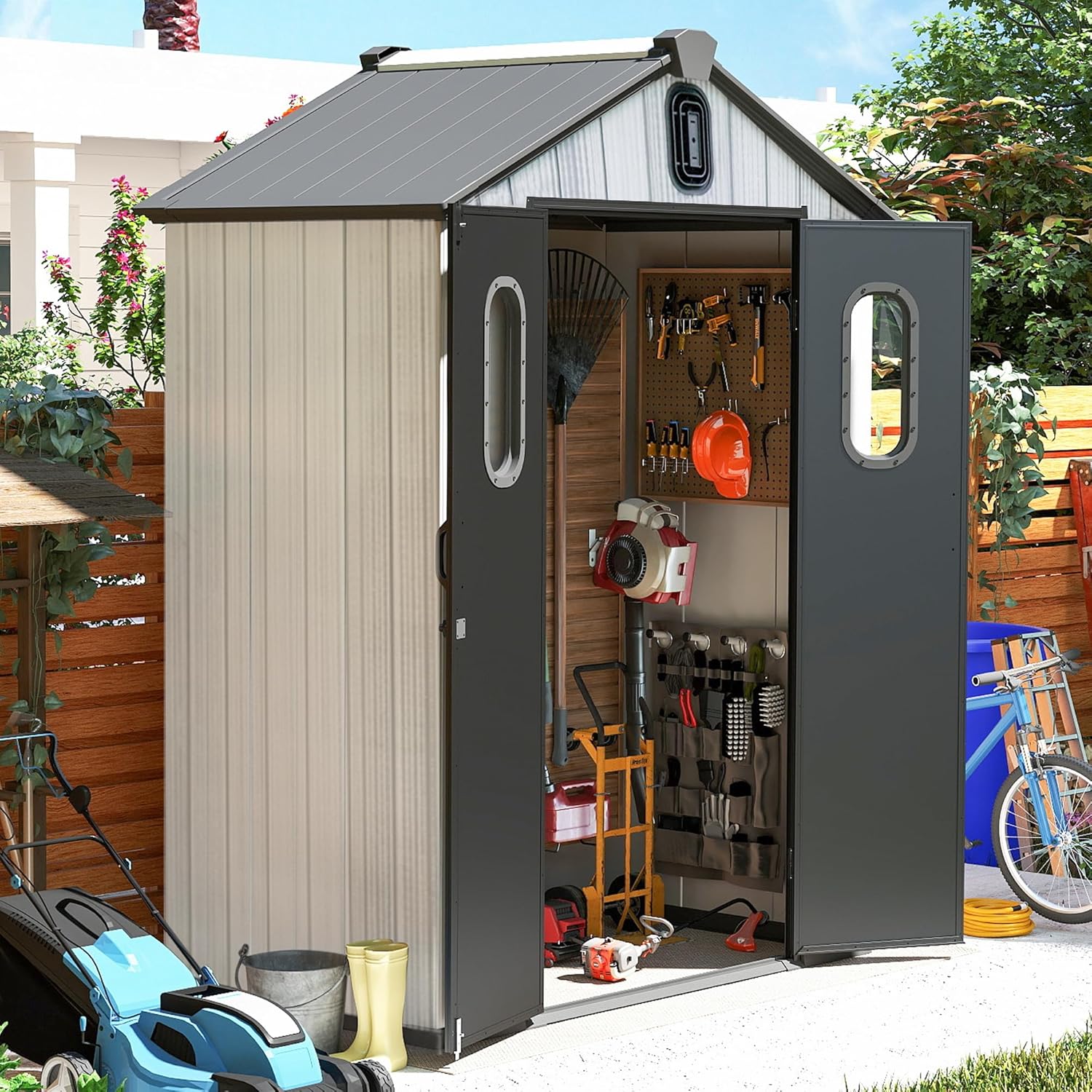 5x3 FT Resin Storage Shed All  - Gardening Tools In 리뷰 및 가격