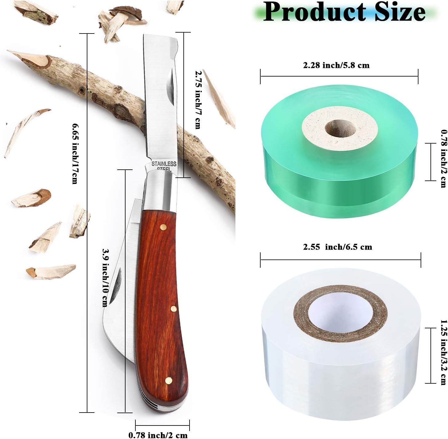 2-in-1 Grafting Knife with 2 R - Grafting Tape 리뷰 및 가격