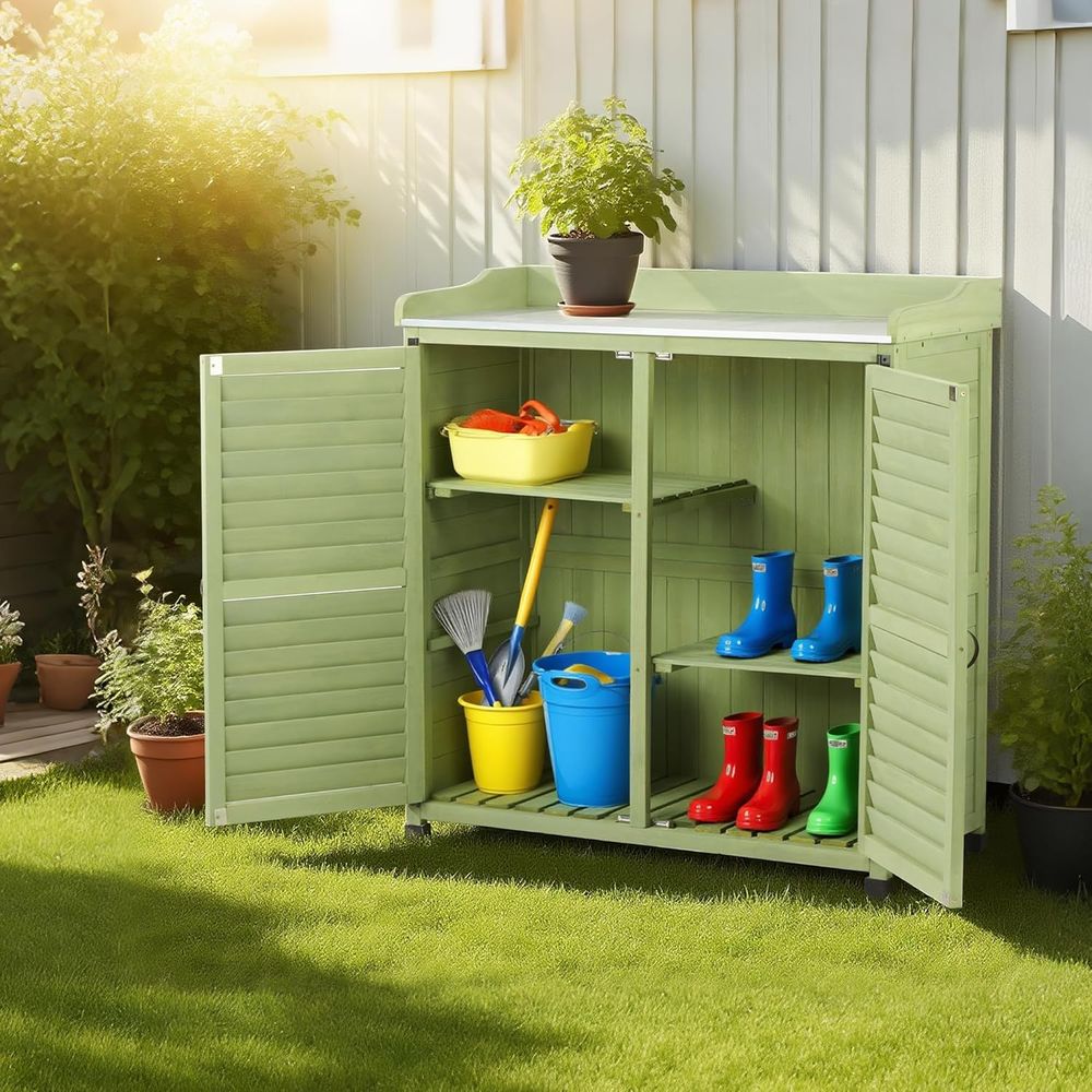 Outdoor Potting Bench with Met - Gardening Tools Toolstation 리뷰 및 가격