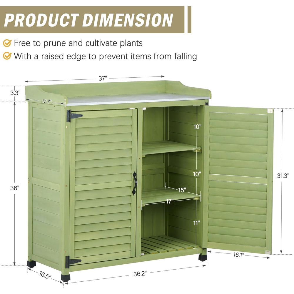 Outdoor Potting Bench with Met - Gardening Tools Toolstation 리뷰 및 가격