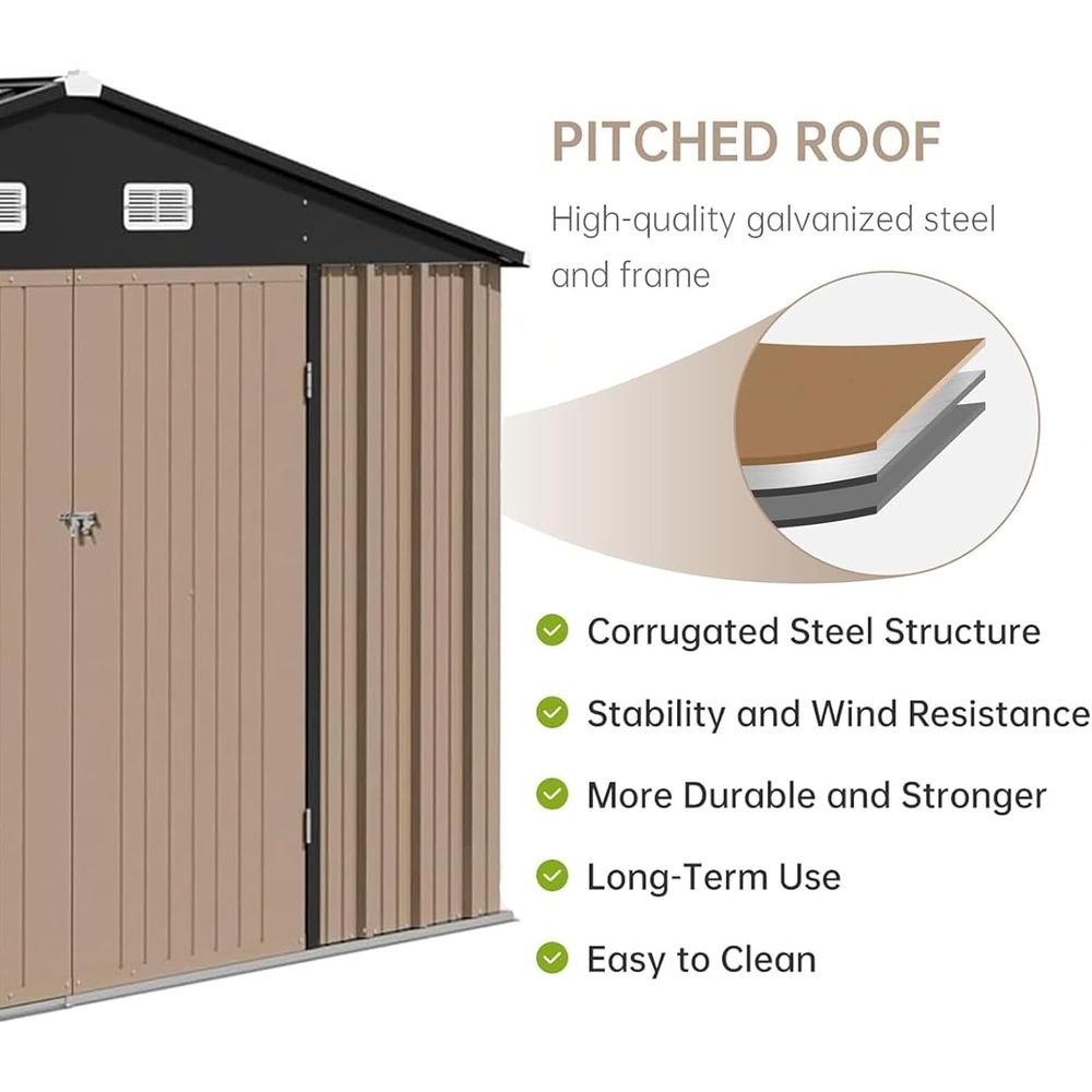 10ft x 12ft Outdoor Storage Sh - Gardening Tools In 리뷰 및 가격