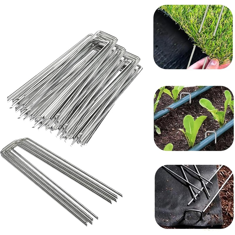 10 Pcs U-shaped Garden Nails A - Gardening Tools Used For Weeding 리뷰 및 가격