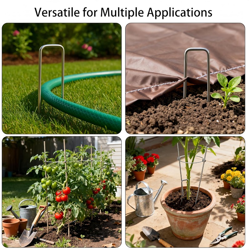 10 Pcs U-shaped Garden Nails A - Gardening Tools Used For Weeding 리뷰 및 가격