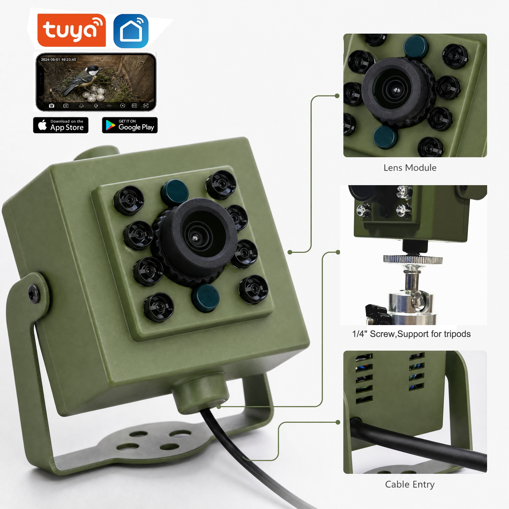 4MP Tuya Smart Life WiFi HD Ca - Greenhouse Mini Indoor 리뷰 및 가격