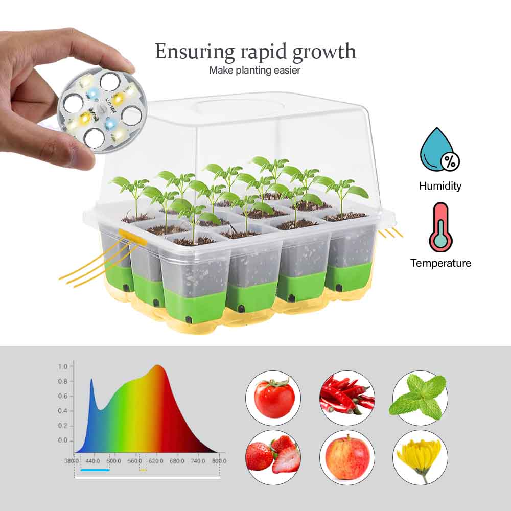 LED Grow Light Seedling Starte - Greenhouse Mini Indoor 리뷰 및 가격