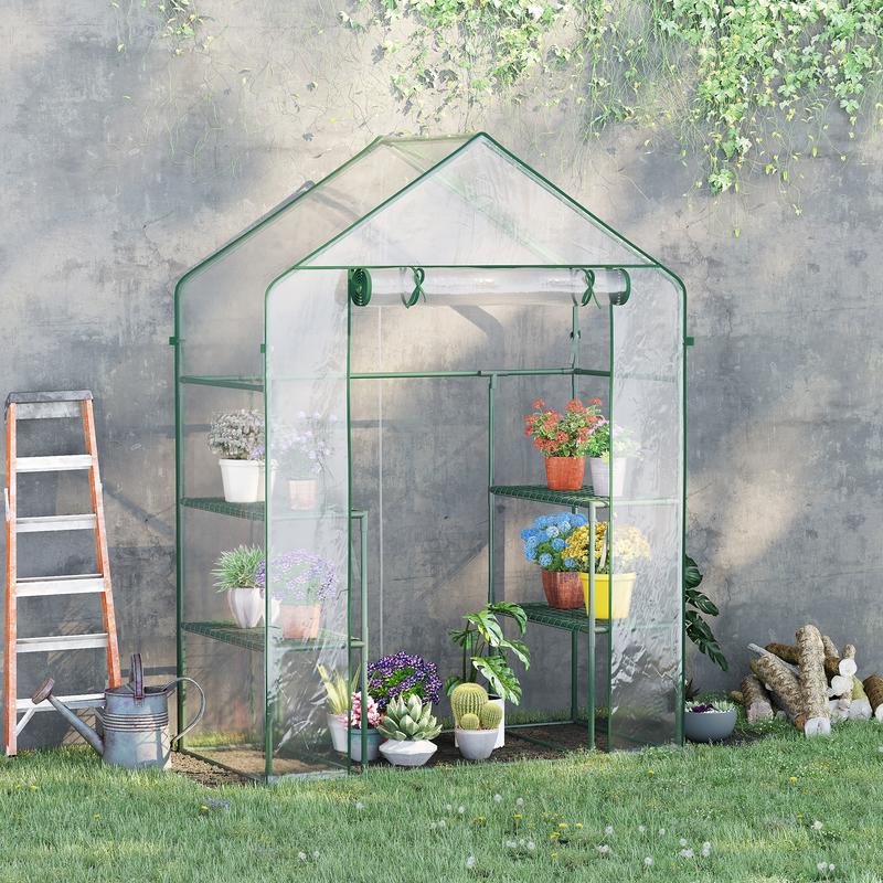 Outsunny 5' x 2.5' x 6.5' Mini - Greenhouse Mini Indoor 리뷰 및 가격