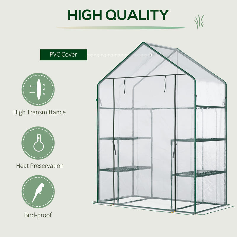 Outsunny 5' x 2.5' x 6.5' Mini - Greenhouse Mini Indoor 리뷰 및 가격