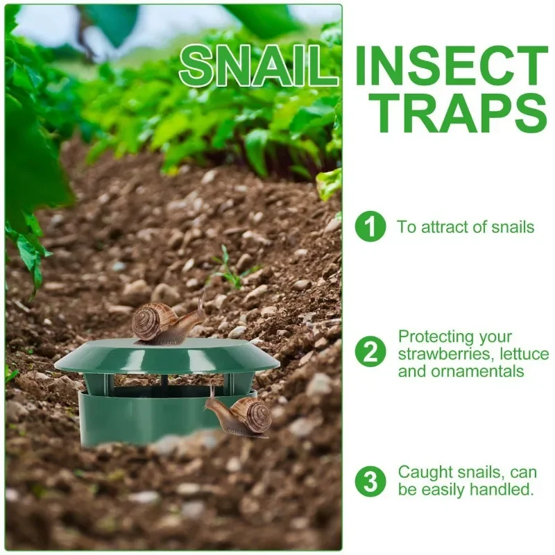1/10pcs Snail Trap Catcher Slu - Gardening Tools Toolstation 리뷰 및 가격