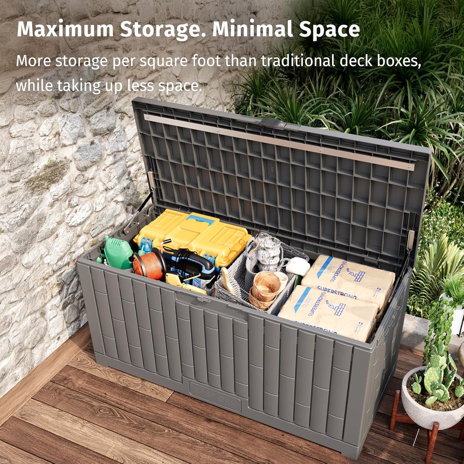 120-Gallon Outdoor Storage Box - Gardening Tools And Accessories 리뷰 및 가격