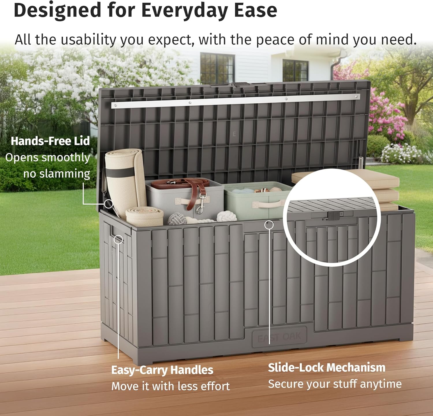 120-Gallon Outdoor Storage Box - Gardening Tools And Accessories 리뷰 및 가격