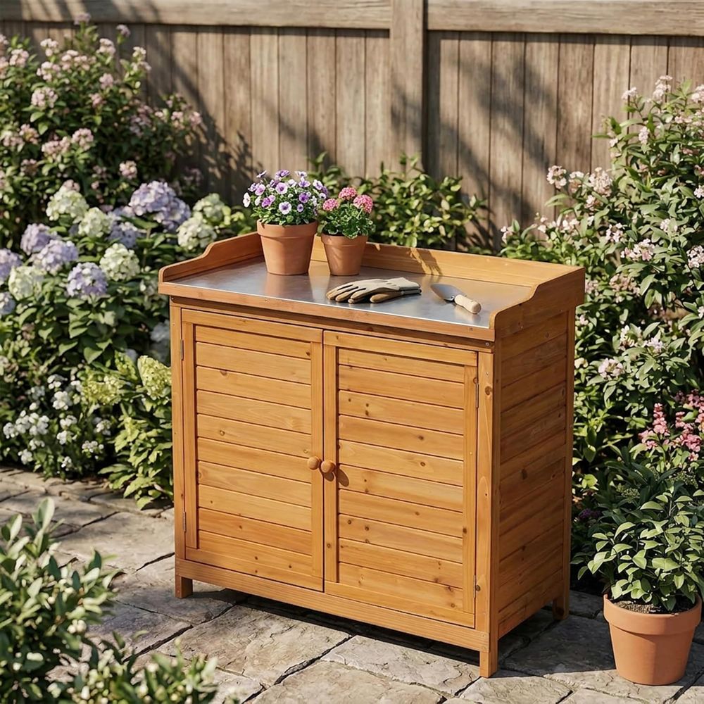 Outdoor Patio Wooden Storage C - Gardening Tools Toolstation 리뷰 및 가격