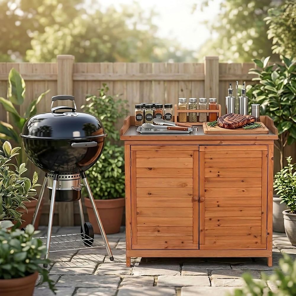 Outdoor Patio Wooden Storage C - Gardening Tools Toolstation 리뷰 및 가격