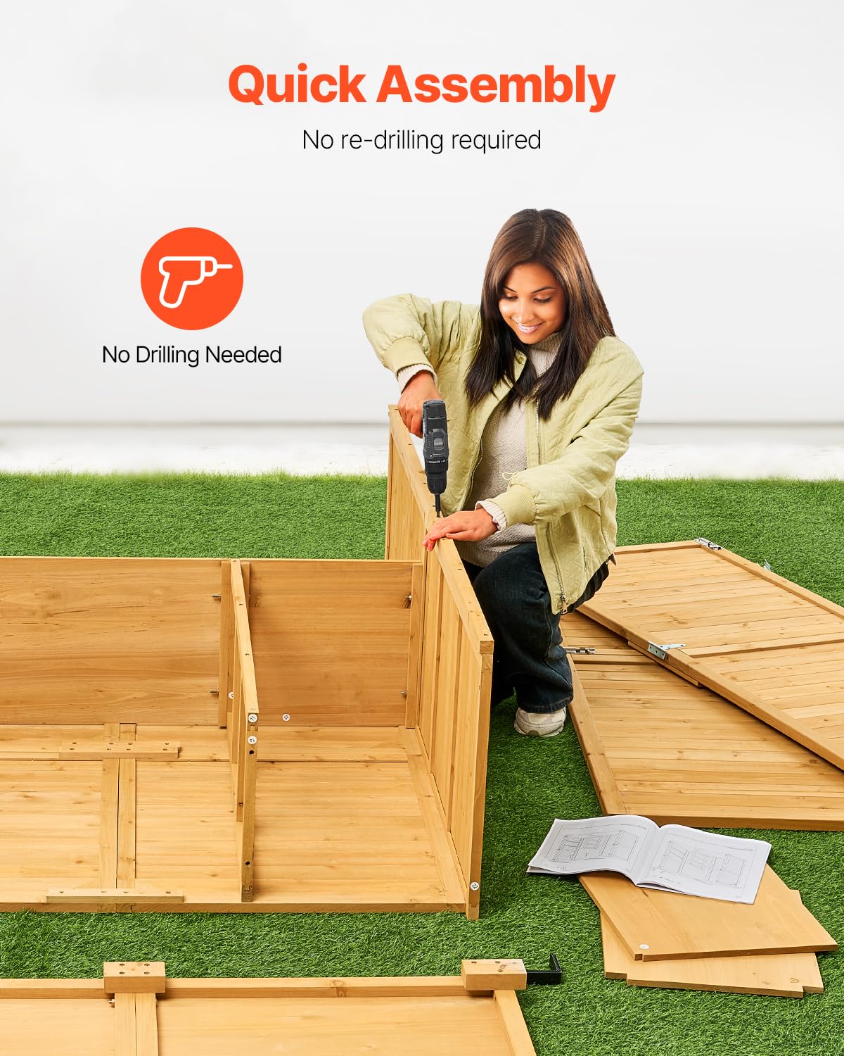 Large Wooden Outdoor Storage S - Gardening Tools In 리뷰 및 가격