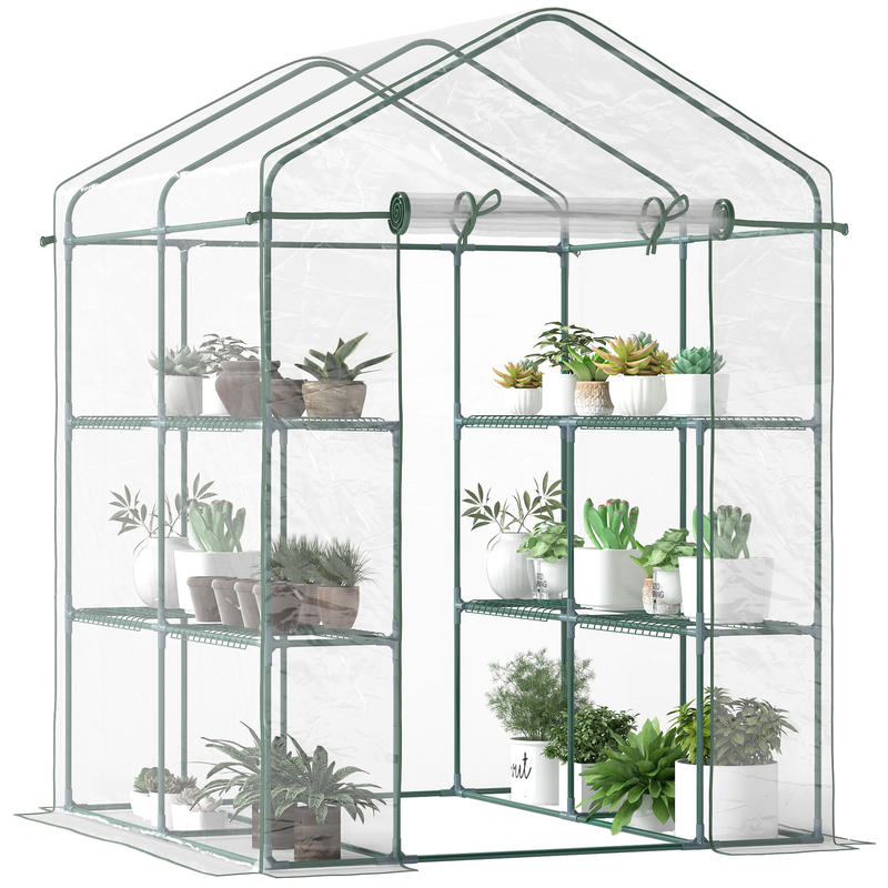 Outsunny 5' x 5' x 6' Mini Wal - Greenhouse Mini Indoor 리뷰 및 가격