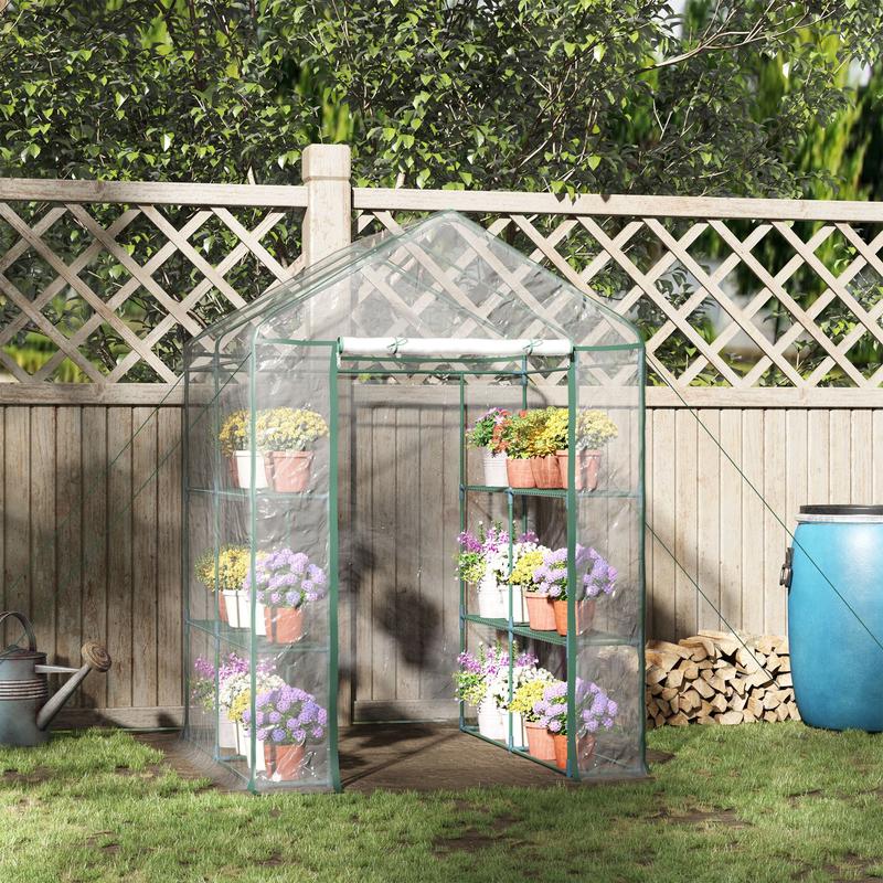 Outsunny 5' x 5' x 6' Mini Wal - Greenhouse Mini Indoor 리뷰 및 가격
