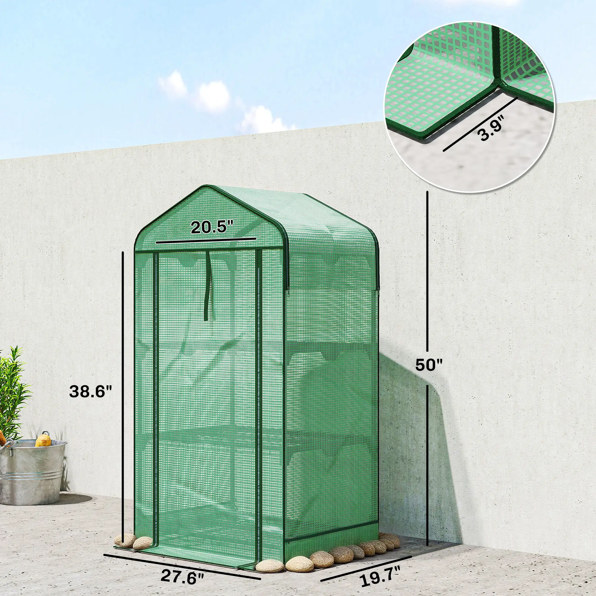 3-Tier Mini Greenhouse with Ro - Greenhouse Mini Indoor 리뷰 및 가격