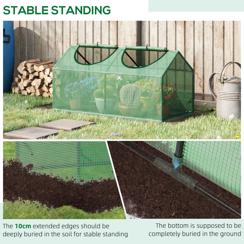 Outsunny 4' x 2' x 2' Portable - Greenhouse Mini Indoor 리뷰 및 가격