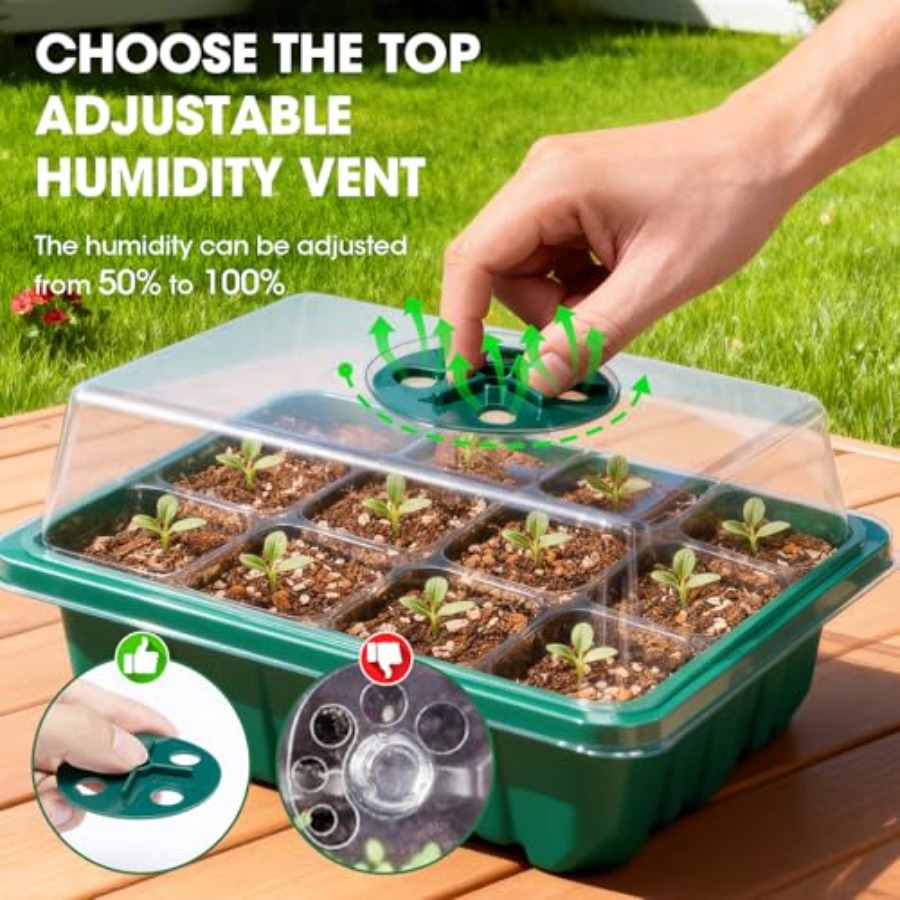 5 Packs Seed Starter Tray with - Greenhouse Mini Indoor 리뷰 및 가격