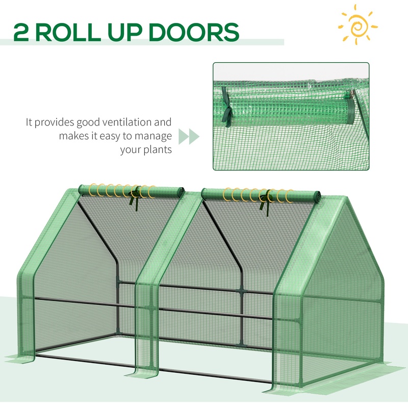 Outsunny 6' x 3' x 3' Portable - Greenhouse Mini Indoor 리뷰 및 가격