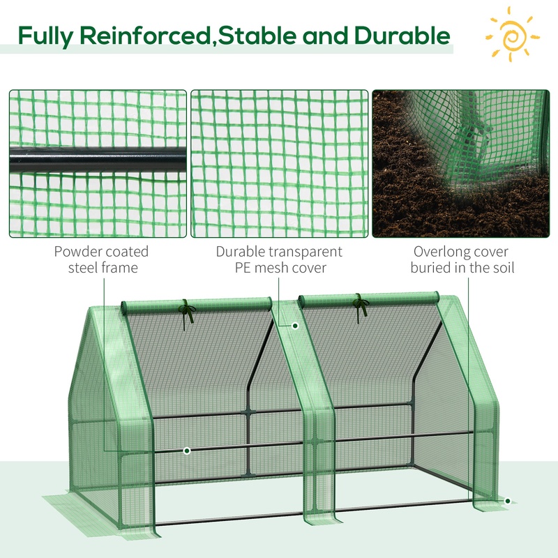 Outsunny 6' x 3' x 3' Portable - Greenhouse Mini Indoor 리뷰 및 가격