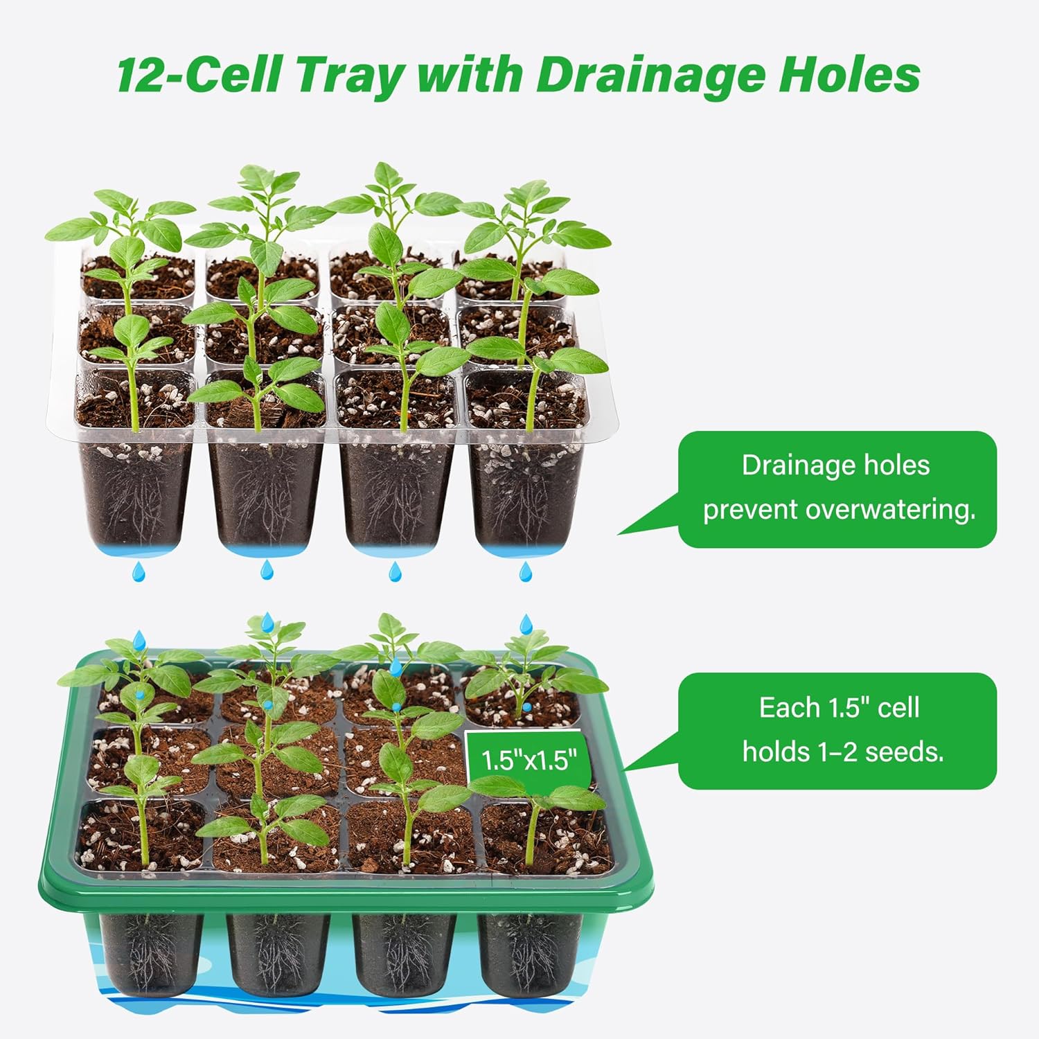 Growing Starting Nursery Trays - Greenhouse Mini Indoor 리뷰 및 가격