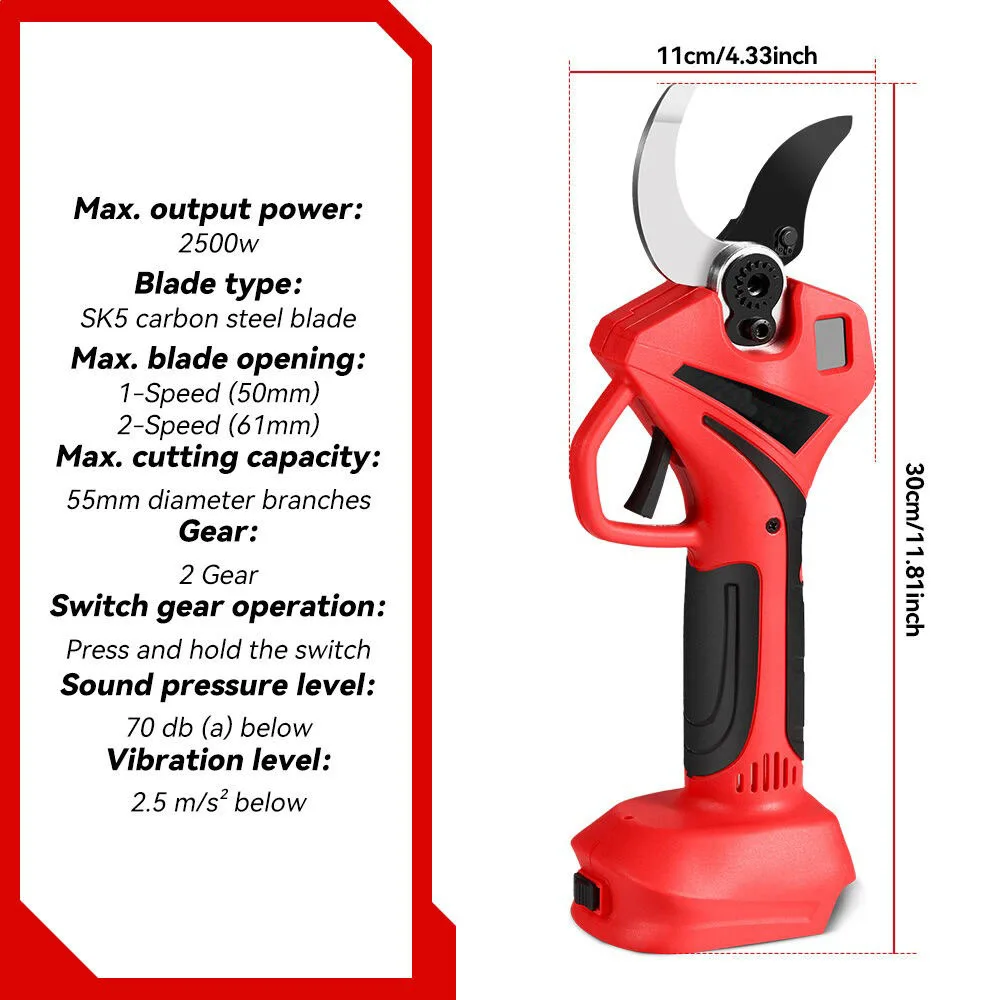 55mm Brushless Electric Scisso - Essential Gardening Tools 리뷰 및 가격